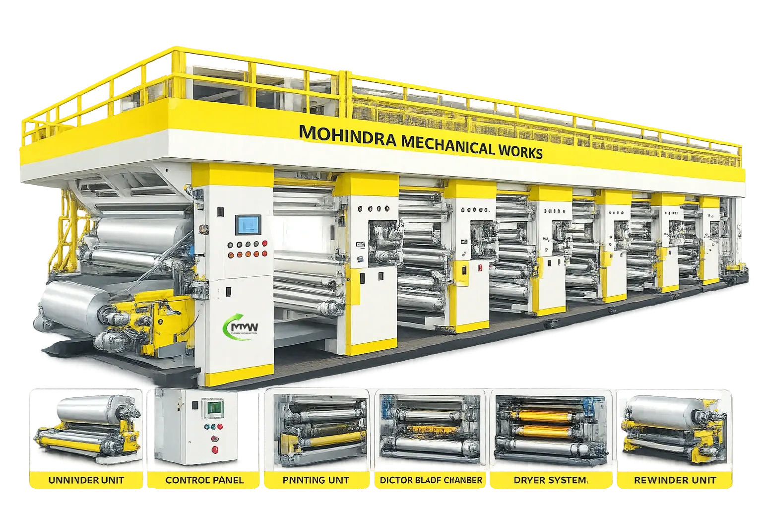 Customized pharma packaging printing machine